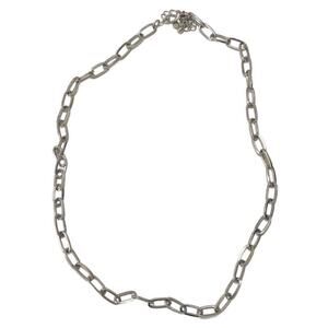 Silver Tone Chain Necklace
